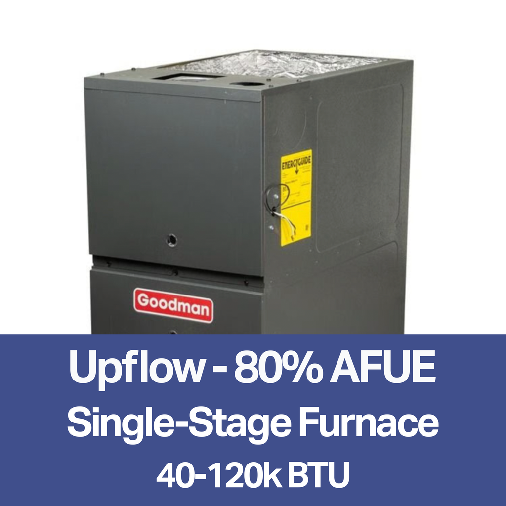 Upflow / Horizontal - 80% AFUE - Single-Stage Gas Furnace (Multi-Speed ECM) | GR9S80