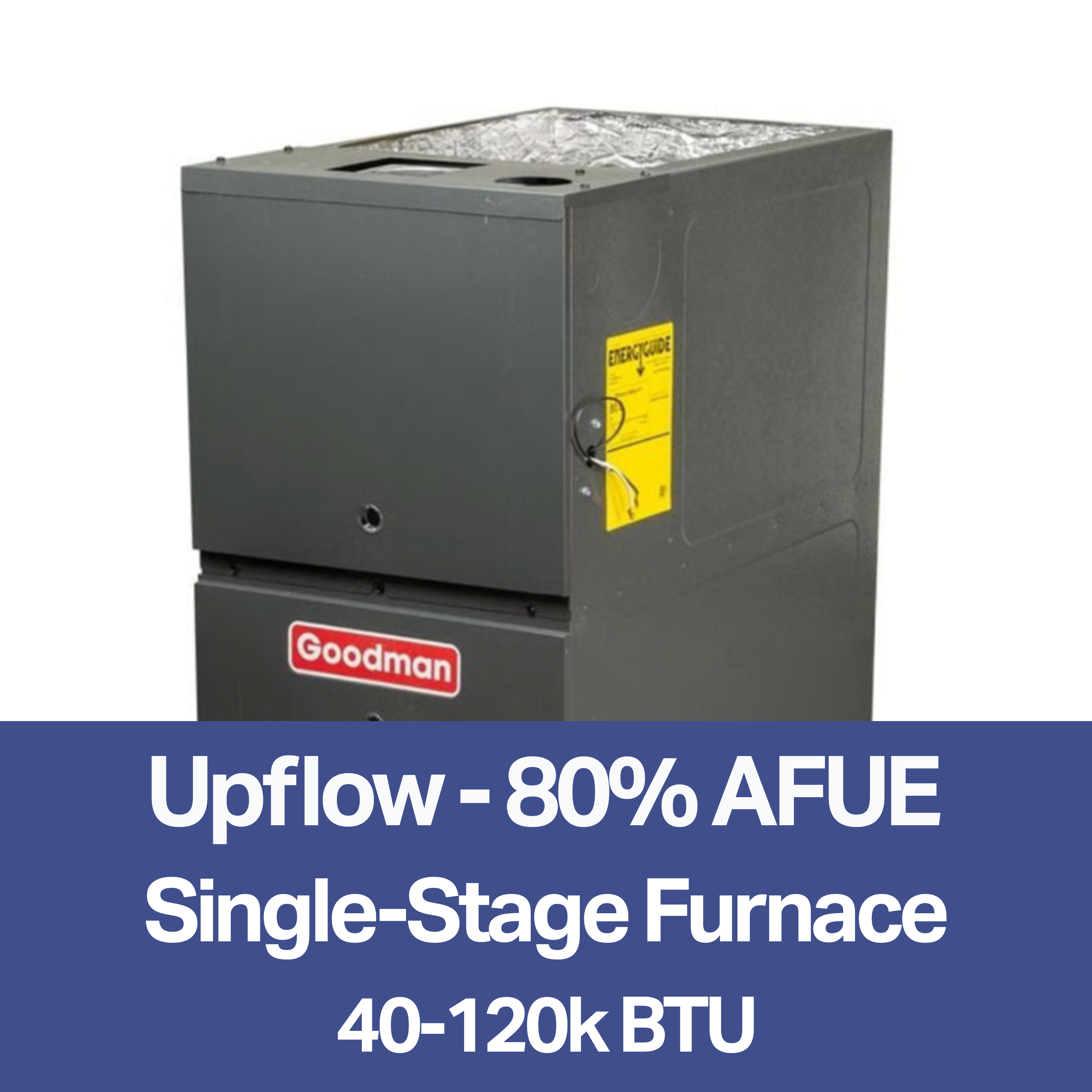 Upflow / Horizontal - 80% AFUE - Single-Stage Gas Furnace (Multi-Speed ECM) | GR9S80
