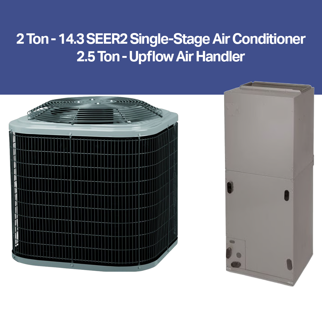 2 Ton – 14.3 SEER2 Complete Air Conditioning Package (R-454B)