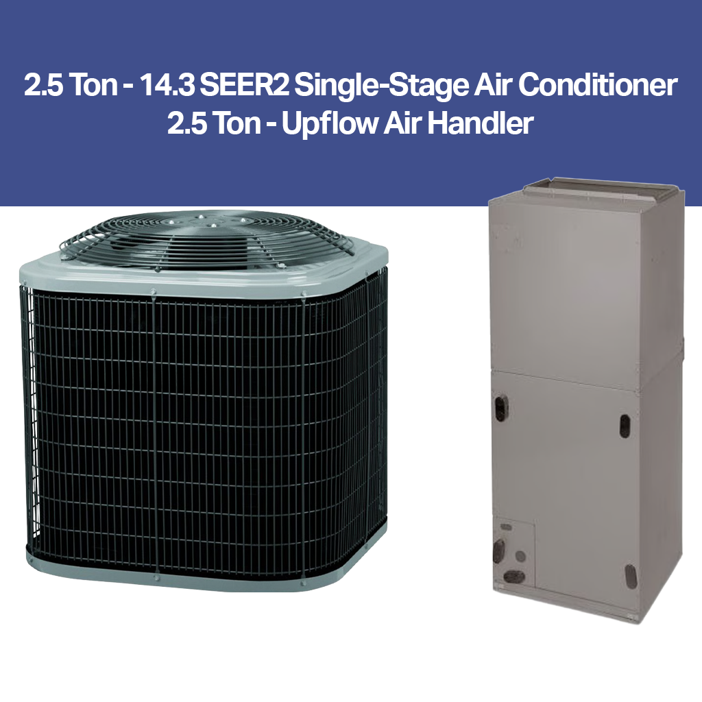 2.5 Ton – 14.3 SEER2 Complete Air Conditioning Package (R-454B)