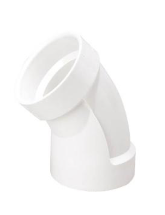 45 degree 2" PVC Elbow