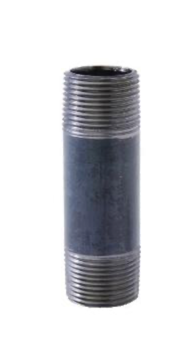 3.5" 1/2" Black Iron nipple