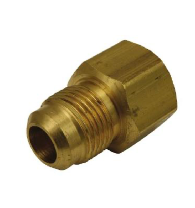 1/2" female pipe thread/ 1/2" male flare
