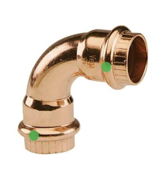 1/2'' ProPress 90° Elbow