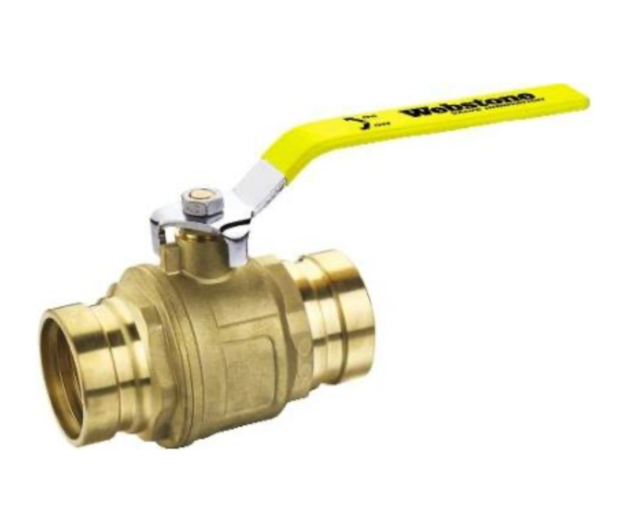 Full Port Forged Brass Ball Valve Press Fitting