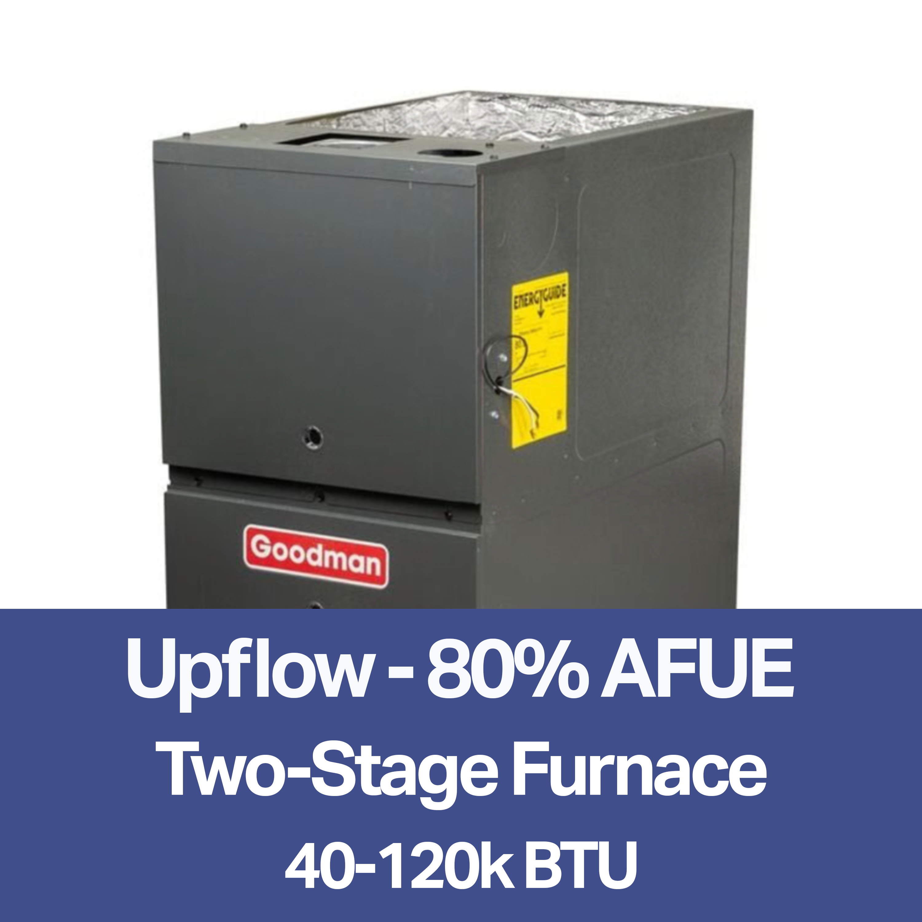 Upflow / Horizontal - 80% AFUE - Two-Stage Gas Furnace (Multi-Speed ECM) | GR9T80