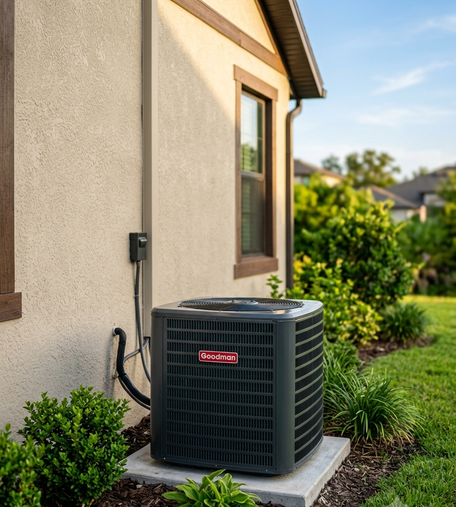 New AC system installed at a home
